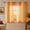 Orange, variant on OVZME Cyan Blue Ombre Print Crushed Sheer Curtains 63 Inch Length 2 Panels, Rod Pocket Light Filtering Window Drapes for Kitchen Bedroom Living Room, Each 42x63 Inch