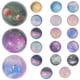 thumbnail image 3 of KAKOWELY 20 pelotas saltarinas con temática espacial para niños, coloridas, para rellenar en bolsas de regalo., 3 of 5