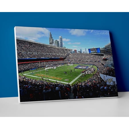 Chicago Bears Stadium Poster or Wrapped Canvas