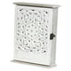 thumbnail image 3 of Caja para llaves, porta llaves, portátil, fácil de instalar, organizador, adorno de madera para regalos Blanco, 3 of 8