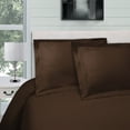 thumbnail image 6 of Superior Egyptian Cotton Duvet Cover Set, Full/ Queen, Mocha, 6 of 6