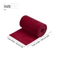 thumbnail image 2 of Uxcell PU Synthetic Leather, Soft Faux Frosted Leather Sheet 160x10cm/5.25x0.33ft Dark Red for DIY Handicraft, 2 of 5