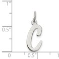 thumbnail image 2 of Collier Pendentif Monogramme Initiale Lettre C en Argent Sterling 925, 2 of 6