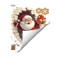 thumbnail image 3 of Pegatinas de pared navideñas, calcomanías de pared de Papá Noel, decoración navideña, arte de pared Estilo B, 3 of 9