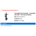 thumbnail image 2 of Front Right Strut Assembly - Compatible with 2009 - 2014 Nissan Maxima 2010 2011 2012 2013, 2 of 2