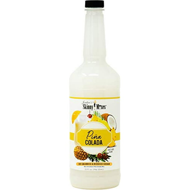 Jordan's Skinny Mixes Cocktail Flavoring Mix, Piña colada, 32 Fl Oz