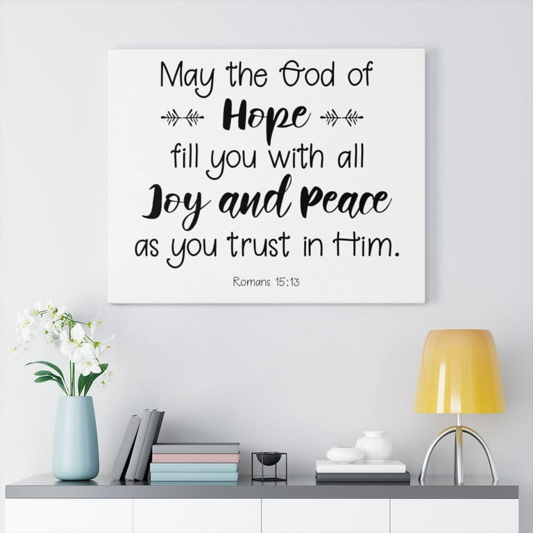 Romans 15:15 Wood store Sign | Bible Verse Wall Art | Bible Verse on Hope