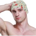 thumbnail image 3 of FYBTO Swimming Cap Winter Cardinal Unisex Adult FYBTO Polyester, 3 of 4