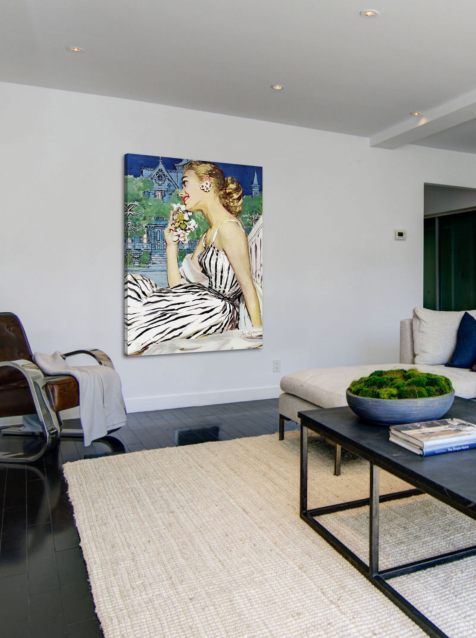 "Walk to the Dance" Painting Print on Wrapped Canvas