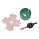 thumbnail image 2 of Abridor de agujeros con foco Jadeshay sin bordes avellanado taladro de posicionamiento central verde Negro, 2 of 8