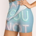 thumbnail image 5 of Can You Not Women's skirt Mini Skirts A Line Skirt With Hide Pocket Neon Neon Lights Lights Pink Blue Aquamarine Can You Not, 5 of 7