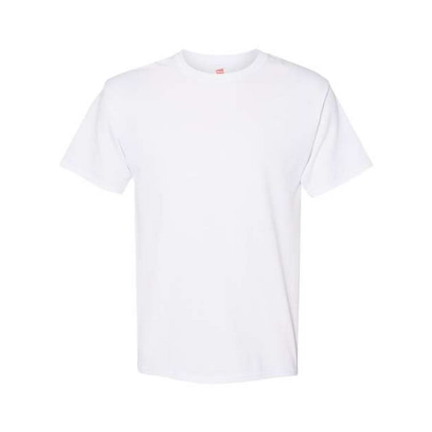 Camiseta Hanes Manga Corta 50/50 Tallas Grandes - 5170x Blanco hanes 5170