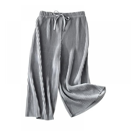 

SYNPOS Leggings Girls 3-10y Pants for Toddler Girls Fall Clothes for Toddler Girls Baby Girls Wide Leg Pants Loose Casual Pants Chiffon Trousers Ice Silk Nine-point Pants Loose Casual Pants