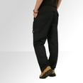 thumbnail image 4 of NIEWTR Mens Joggers Cargo Pants Men Fashion Pants Sweatpants Casual Work Chino Pants Drawstring Pockets Sweatpants (Black,XXL), 4 of 6