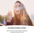 thumbnail image 4 of WEUVEB Plastic Bubble Maker Toy Trumpet Wand Assorted Color For Kids Outdoor Activities Indoor Fun 1Set, 4 of 4