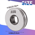 Mig Welder Wire Feed Drive Roller Roll Wheel Kit 25Mm Diameter 0.80