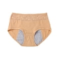 thumbnail image 6 of Valcatch 3-pack Women Period Underwear Panties Seamless Cotton Lace Briefs Breathable Soft for Everyday Wear, 6 of 9