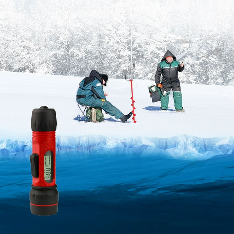 Gecheer Sonar Ice Fishing Fishfinder with Underwater Wireless Handheld  Fishfinder with 0.8-90m Detection Depth