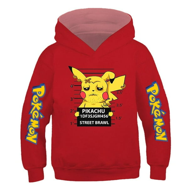 Sudaderas con capucha de Pokémon Pikachu para niños y niñas, abrigos finos de Pikachu, figura de Anime de dibujos animados, primavera y otoño