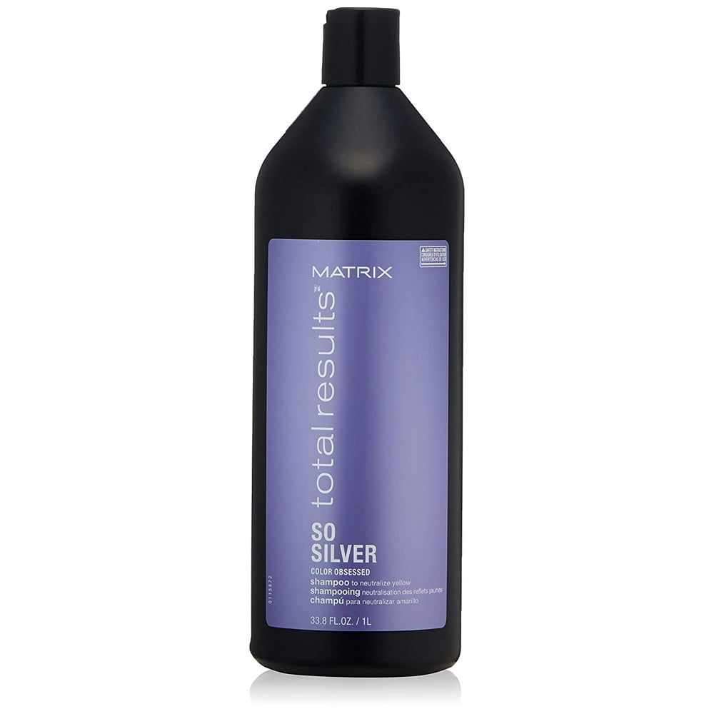 MATRIX Total Results So Silver Color Depositing Purple Shampoo for