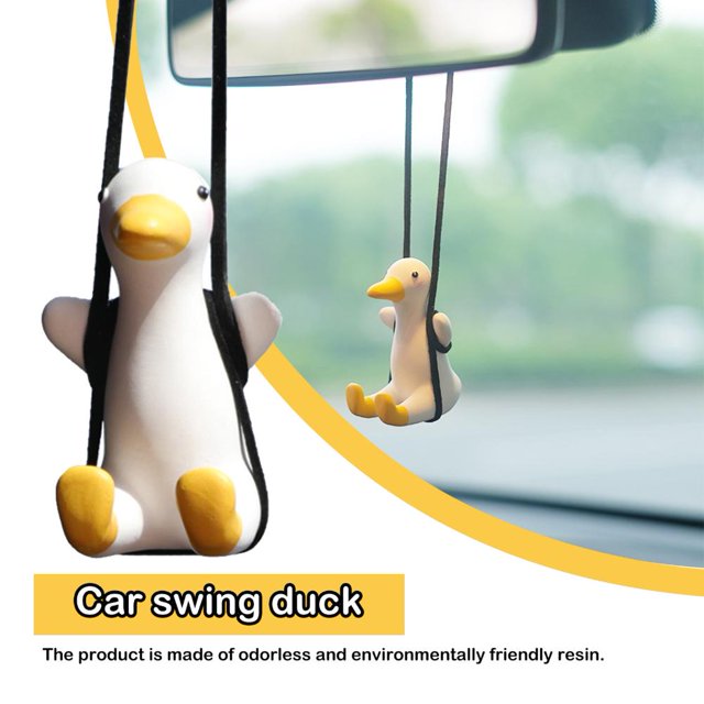 Adorno colgante para coche colgante de pato oscilante para coche Interior automotriz Ndcxsfigh Accesorios para autos y motos