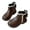 M-Brown320, variant on MEZZALL Toddler Girls Winter Boots With Warm And Thick For Snow Weather On Casual Boots For Children And Teenagers Boots With Bow Design For Style Shoes Trendy