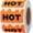 Fluorescent Orange, variant on 500pcs Rave Hot Stickers 2 x 1-1/5 Inch Fluorescent Red, Hot Flame Fire Shape Labels, Marking Popular Items for Party, Restaurants, Spicy Food (Fluorescent Red)