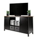 thumbnail image 1 of Mueble para TV Big Room de Madera Comoda Cajonera Tela Repisas Hogar negro, 1 of 3