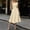 Beige, variant on NTACZA Elegant Dresses for Women Formal Midi Sleeveless Wedding Guest Dresses Asymmetrical Neckline A-Line One Shoulder Ruched Waist Dressy Beige L