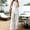 White, variant on HAIJIE womens linen set two Piece Easter Sets for Women Summer Spring Lou-nge Sets Travel Vacation Outfits Cap Sleeve Side Slit Wide Leg Pants (Yellow,M)