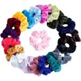 thumbnail image 1 of 20 Pcs Hair Scrunchies Velvet Elastic Hair Bands Scrunchy Hair Ties Ropes Scrunchie for Women or Girls Hair Accessories - 20 Assorted Colors Scrunchies (Mixed Color), 1 of 7