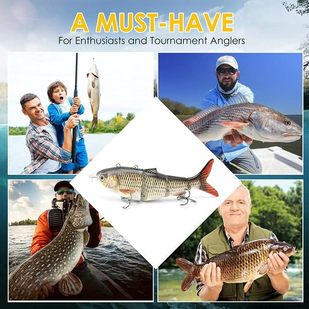KSCD Fishing Lures，Robotic Fishing Lure，Self Swimming Fishing