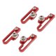 thumbnail image 3 of Pastillas de freno C para bicicleta de carretera, 4 unidades, ligeras, plegables, con pinza extensible rojo, 3 of 8