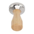 thumbnail image 1 of Coffee Tamper Stainless Steel Base Coffee Powder Press Hammer with Wooden Handle for Home Cafe Scene, 1 of 7