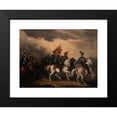 thumbnail image 2 of Piotr Michałowski 18x15 Black Modern Framed Museum Art Print Titled - Blue Hussars (1836), 2 of 5