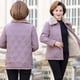 thumbnail image 3 of Parkas con forro de lana para mujer, abrigos casuales de diseño corto con cuello de piel tipo polo, chaquetas para mujer, invierno 2022, 3 of 5