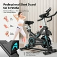 thumbnail image 6 of Pooboo Professional Indoor Cycling Bike Stationary Exercise Bikes Home Cardio Workout Bicycle Machine 350lb Flywheel Weight 40lbs, 6 of 13