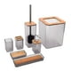 thumbnail image 4 of Juego De 7 Accesorios De , Caja De Jabón, Soporte Para Cepillo De Dientes, Escobilla De , Bandeja De Basura Con Revestimiento De Resina ABS, Adecuado Para El Hogar,, 4 of 7