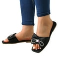 thumbnail image 2 of Vedolay Casual Shoes Women's Strappy Heels Block Open Toe Low Heel Sandals Shoes,Black 9.5, 2 of 5