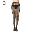 thumbnail image 2 of Lovskoo Womens High Waist Tights Fishnet Stockings Ladies Fashion Hollow Out Mesh Printed Fishnet Pantyhose Stockings Tights Black, 2 of 7