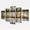 thumbnail image 2 of Three Seasons Forest Panorama - Landscape Canvas Art Print, 2 of 3