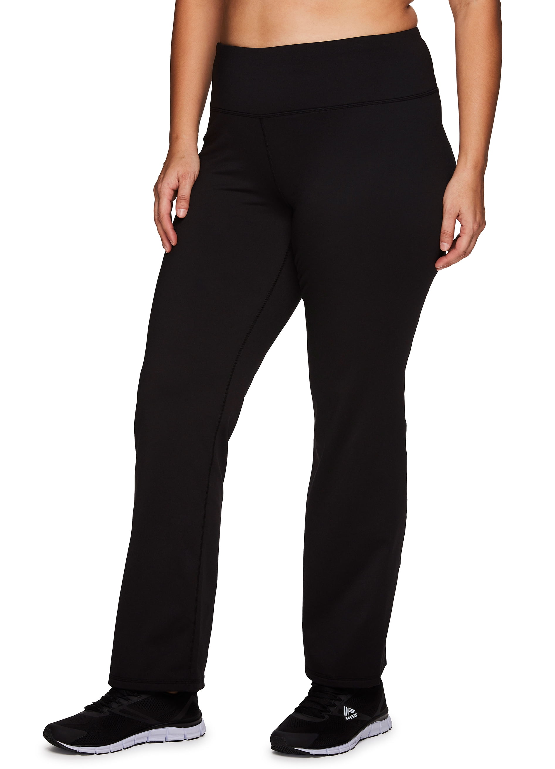Klasseværelse afkom Forlænge RBX Active Women's Plus Size Boot Cut Fleece Lined Yoga Pants with Pocket -  Walmart.com