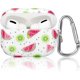 thumbnail image 1 of Funda para Airpods Pro - liangnv 3 en 1, diseño impreso, rígida, accesorios para Airpods, funda protectora, portátil y a prueba de golpes, con llavero para niñas, mujeres y hombres., 1 of 5