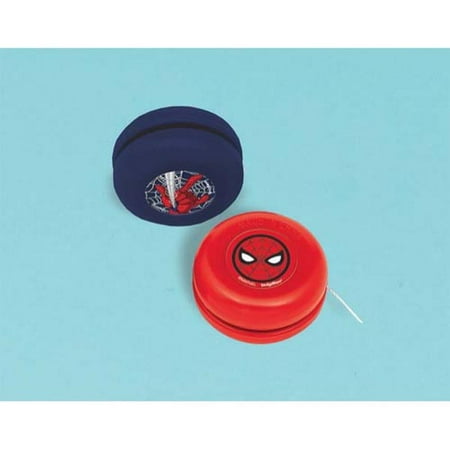 Patriotic Yo Yos - Spider-Man 'Webbed Wonder' Mini Yo-Yos / Favors (12ct)