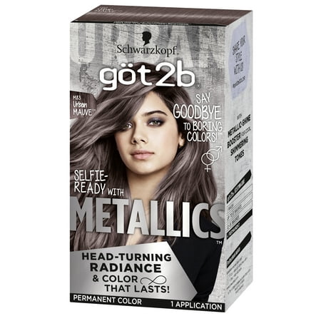 Schwarzkopf Got2b Metallics Urban Mauve M83 Permanent Haircolor 1