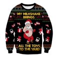 thumbnail image 5 of Suéteres de otoño e invierno para hombre, suéteres con estampado 3D de Papá Noel y muñeco de nieve, suéteres casuales de moda para deportes callejeros para hombre, 5 of 5