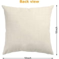thumbnail image 6 of Father''s Day Throw Pillow Case, Dad''s Spot Throw Pillow Covers 18 x 18 Inch，Dad Gifts from Daughter Son，Birthday Christmas Thanksgiving Day Gifts for Papa Stepdad ，2-Pocket, 6 of 6