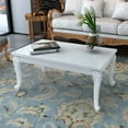thumbnail image 1 of vidaXL Coffee Table 100x60x42 cm High Gloss White, 1 of 3