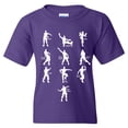 thumbnail image 4 of Emote Dances - Funny Youth T Shirt - Small - Purple, 4 of 6
