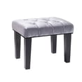 thumbnail image 4 of ARMEN LIVING Marilyn Bench 24" in Purple Velvet, 4 of 5